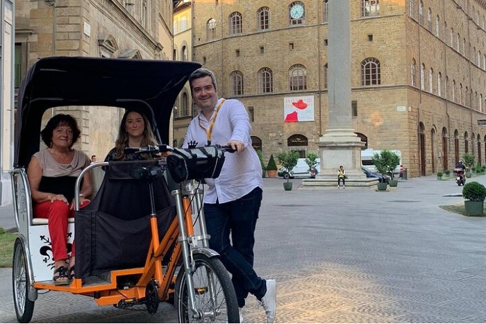 Florence City Guided Tour by Rickshaw