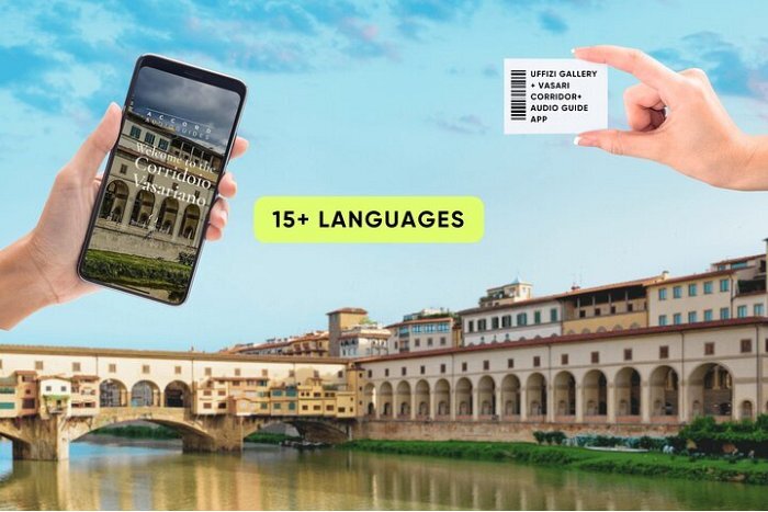Biglietti di ingresso alla Galleria degli Uffizi e al Corridoio Vasariano e App audio