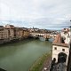 Vista del Ponte Vecchio desde la Galería de los Uffizi